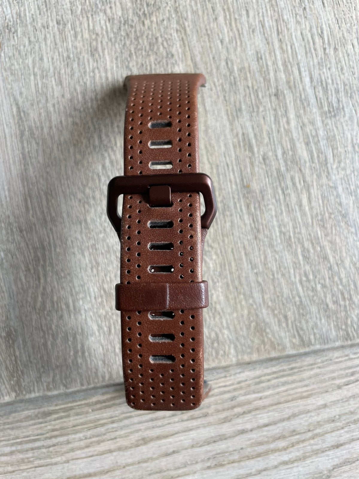 Fitbit leren horlogebandje L/G, Ophalen of Verzenden, Zo goed als nieuw