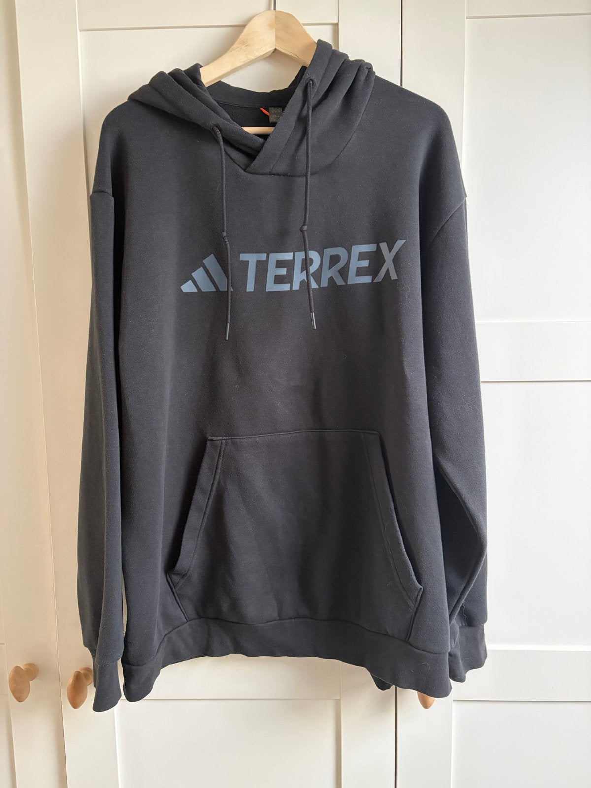 Adidas Terrex Hoodie Zwart XL, Ophalen of Verzenden, Gedragen, Maat 56/58 (XL), Zwart