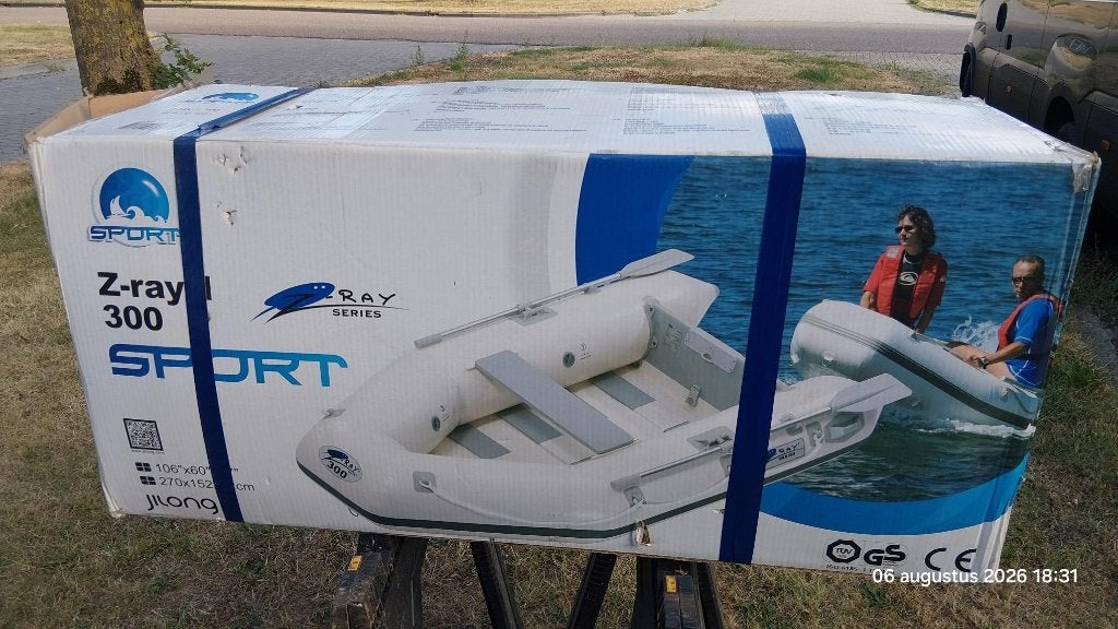 rubberboot, Nieuw, Buitenboordmotor, 3 m, Peddels