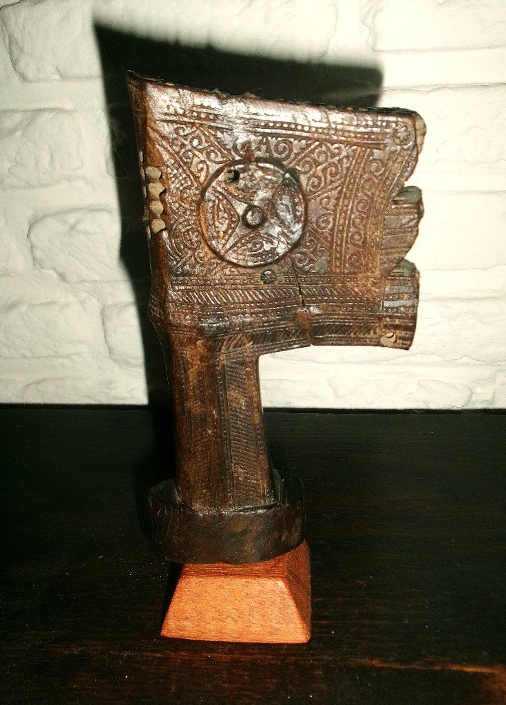 Grote greep van zeldzame hemola         //no kris/ keris, Hout, Ophalen of Verzenden, Indonesië, Bruin