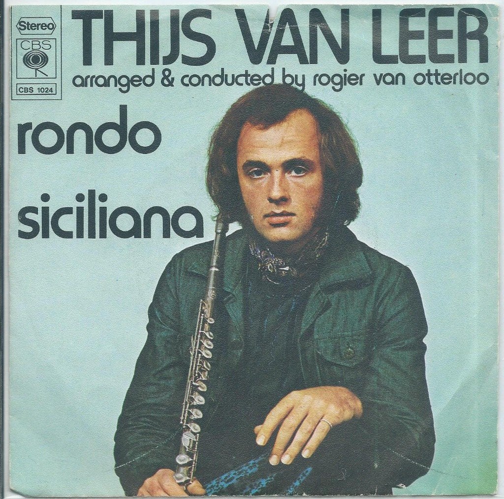 Vinyl Single Thijs van Leer, Ophalen of Verzenden, Gebruikt, Pop