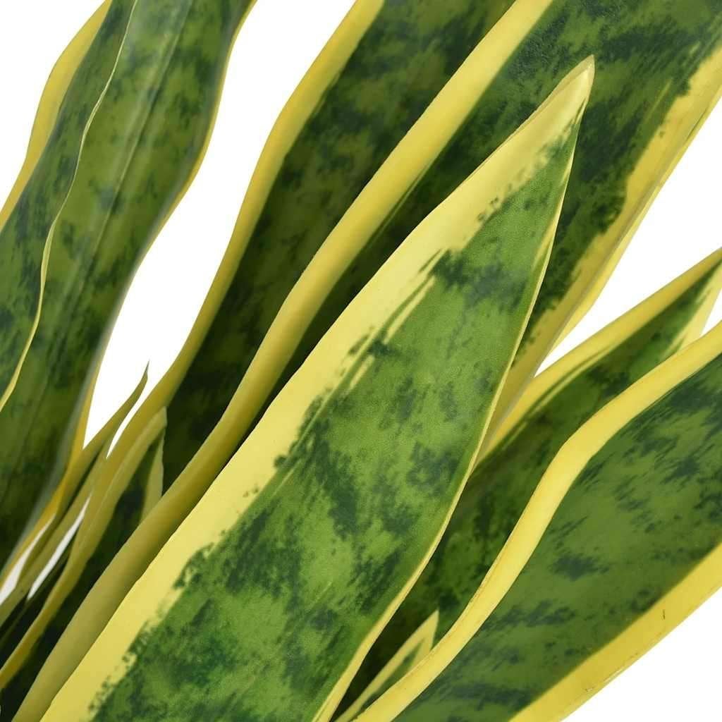 Kunstplant sansevieria vrouwentong sanseveria 90cm GRTS BZRG, Binnen, Groen, Met pot of vaas, Kunstplant