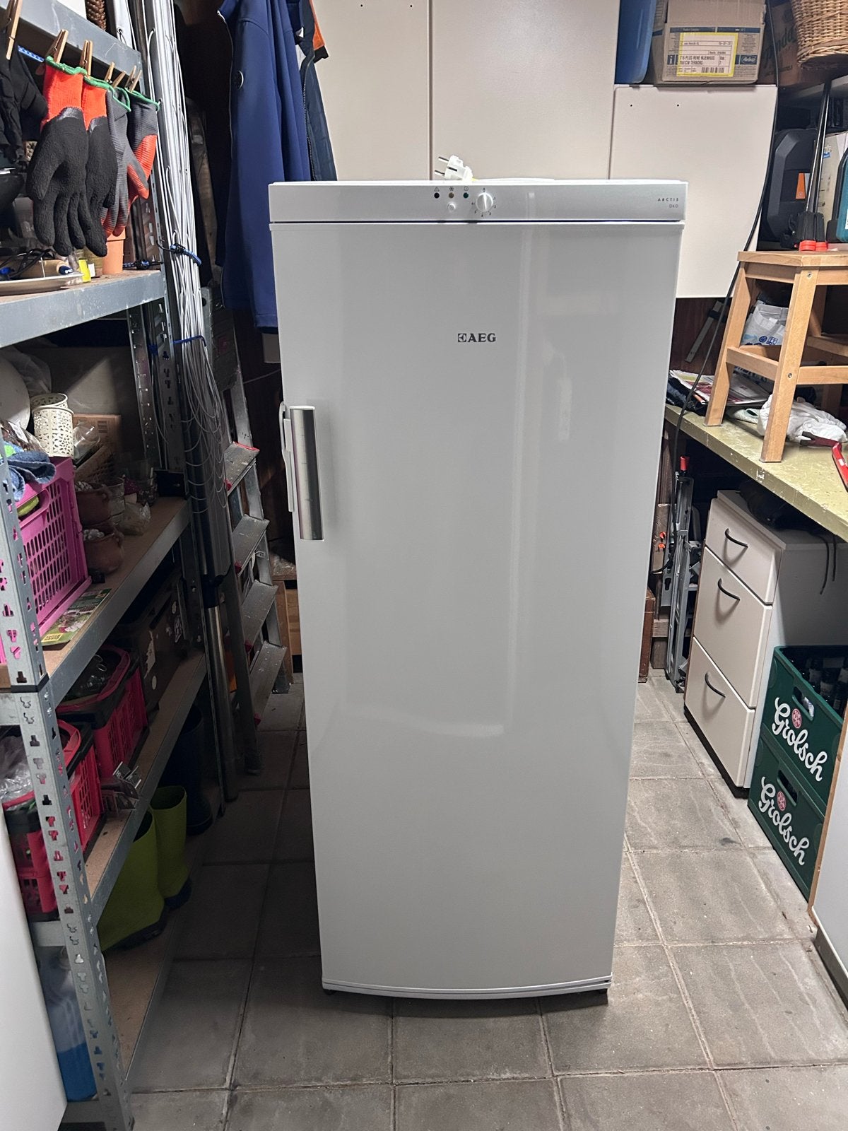 AEG A52010GNW0 Vrieskast No-Frost A++ 181L 154cm hoog, Gebruikt, Minder dan 60 cm, Energieklasse A of zuiniger, 140 tot 160 cm