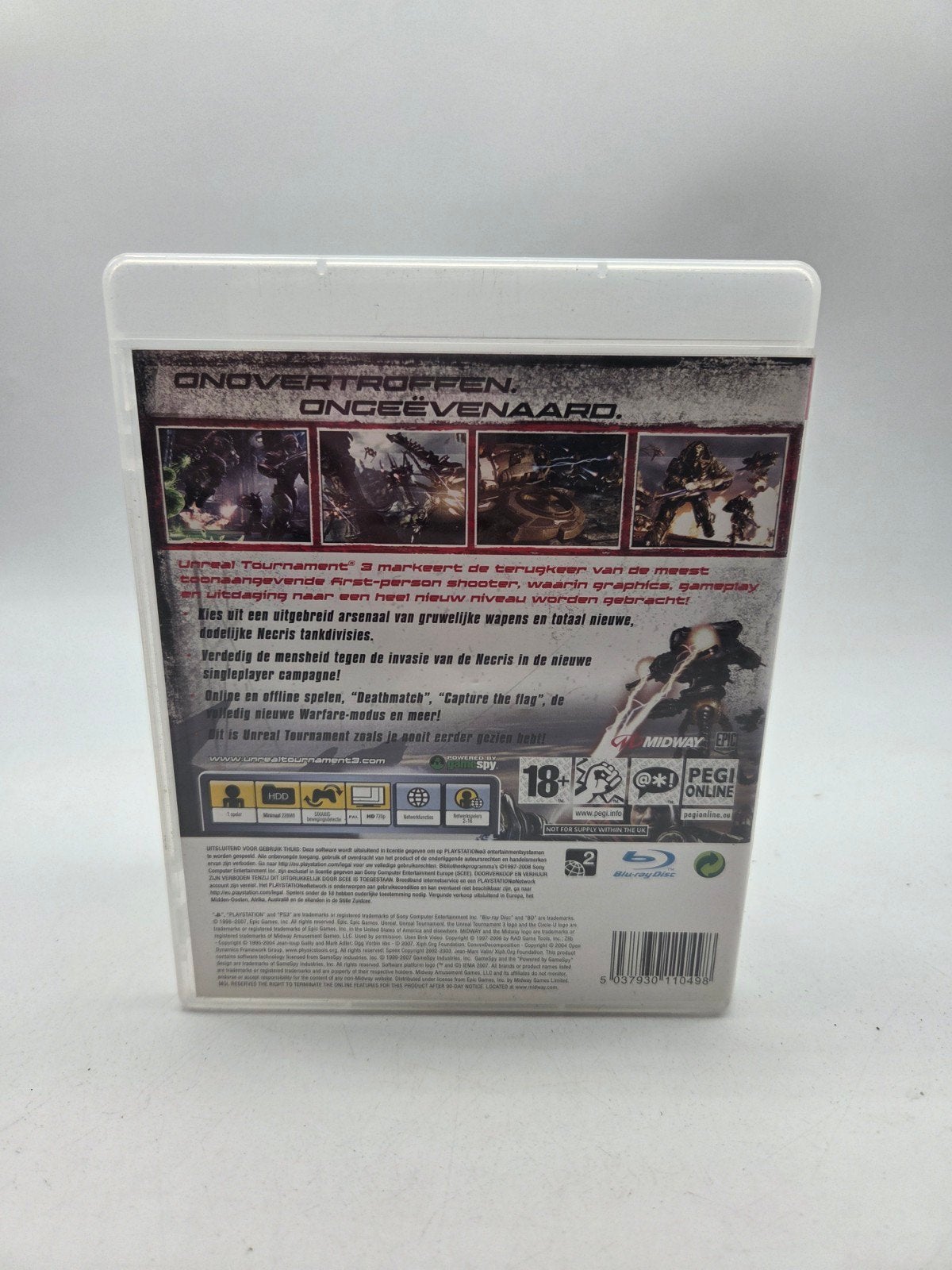 Unreal Tournament III - PlayStation 3 (PS3), Online, Gebruikt, Vanaf 18 jaar, Shooter