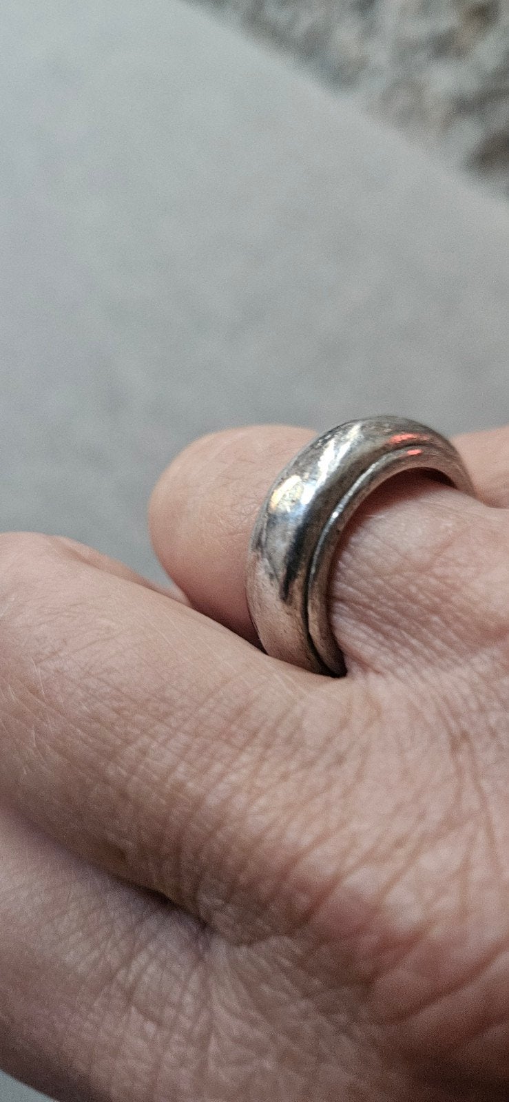 Buddha to Buddha Ring - Zilveren Bandring, 18 tot 19, Gebruikt, Ophalen of Verzenden, Dame of Heer
