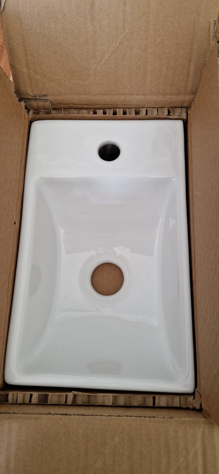 Klein wc fonteintje, kraan links, Ophalen of Verzenden, Nieuw, Wastafel