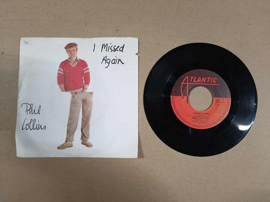 Single: Phil Collins - I Missed Again (1981), Cd's en Dvd's, Verzenden, Gebruikt, 7 inch, Pop