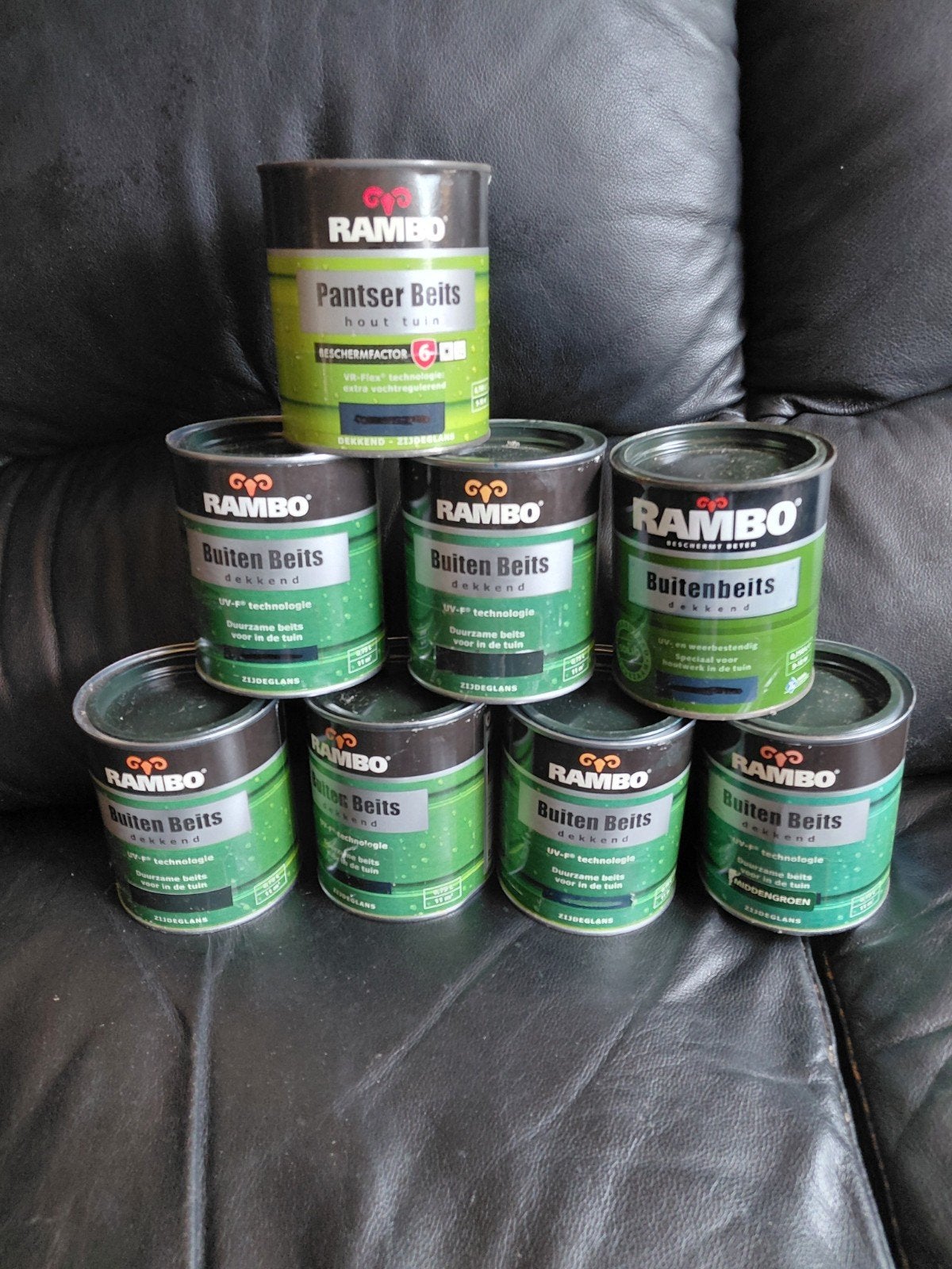 Rambo donker groene Buiten Beits en Pantser Beits (diverse b, Ophalen of Verzenden, Nieuw, Groen, Overige materialen