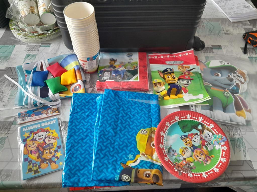 Verjaardags versiering Paw Patrol thema, Ophalen of Verzenden, Zo goed als nieuw, Versiering, Verjaardag