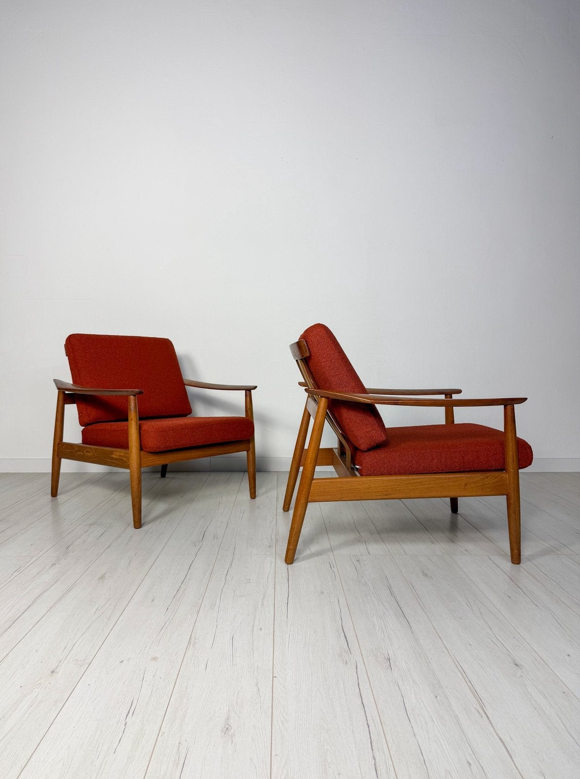 Arne Vodder FD164 teak loungestoel Cado vintage deens 60s, Huis en Inrichting, Fauteuils, Minder dan 75 cm, Ophalen of Verzenden