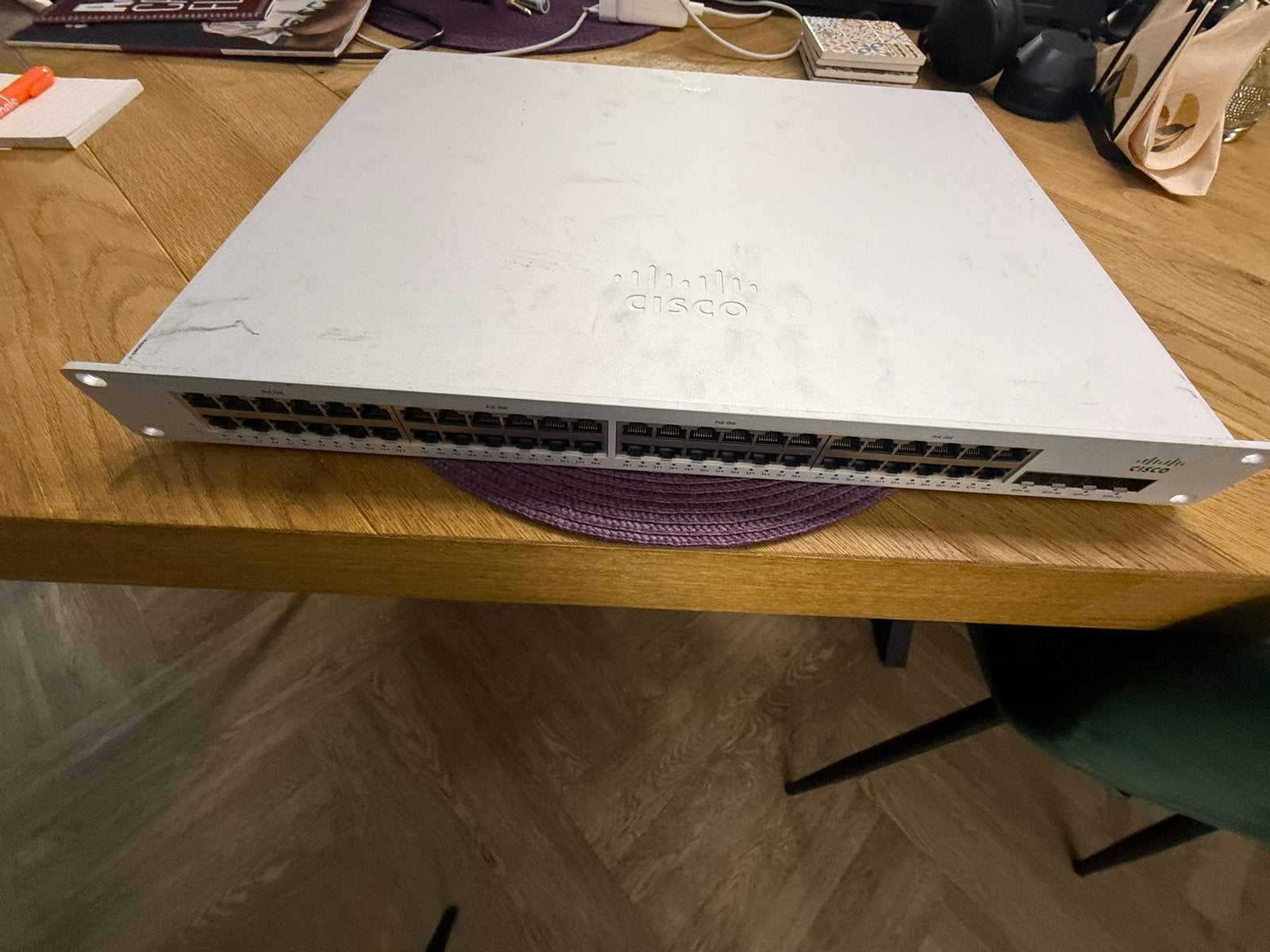 Te koop:Cisco Meraki MS225-48LP professionele netwerkswitch., Computers en Software, Netwerk switches, Ophalen of Verzenden, Zo goed als nieuw
