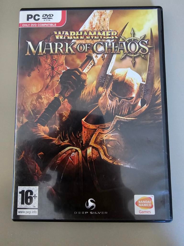 Pc game Warhammer Mark of Chaos, Spelcomputers en Games, Games | Pc, Zo goed als nieuw, Strategie en Constructie, 1 speler, Vanaf 12 jaar