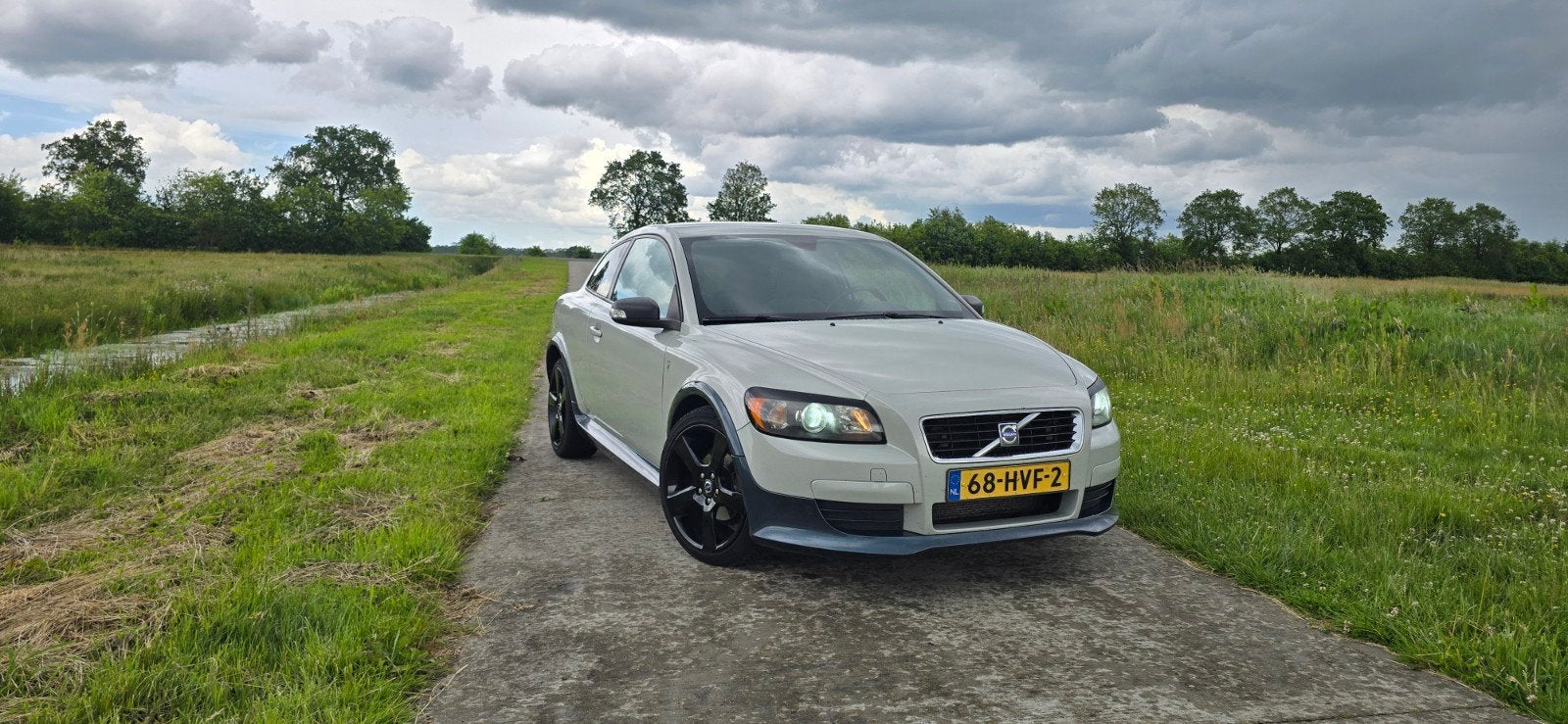 Volvo C30 1.8 Sport 2009, 4 cilinders, 4 stoelen, Wit, Grijs