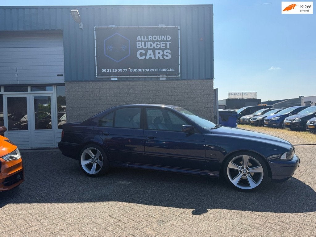BMW 5-serie 528i, Achterwielaandrijving, Gebruikt, 2000 kg, Blauw
