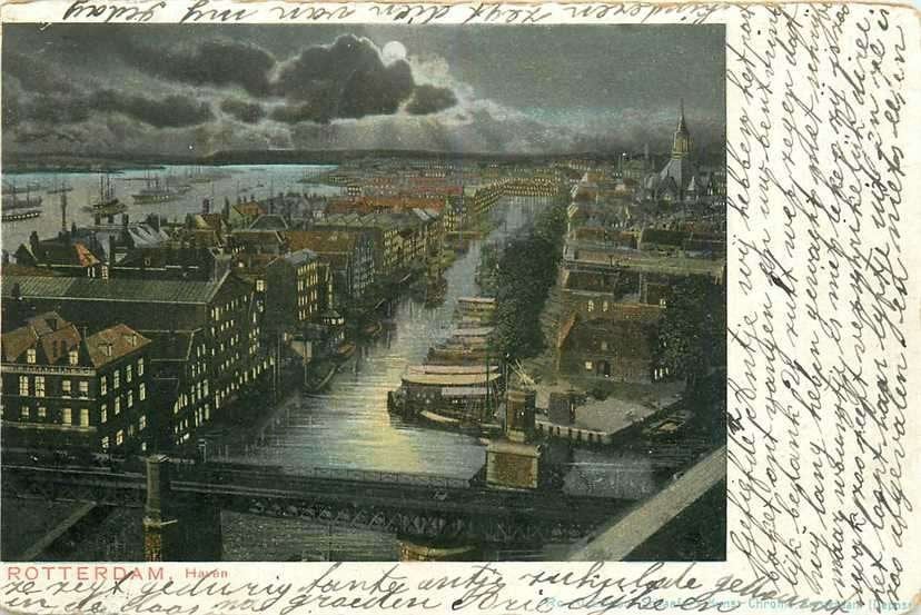 300-457-047 Rotterdam Haven, Verzenden, Voor 1920, Zuid-Holland