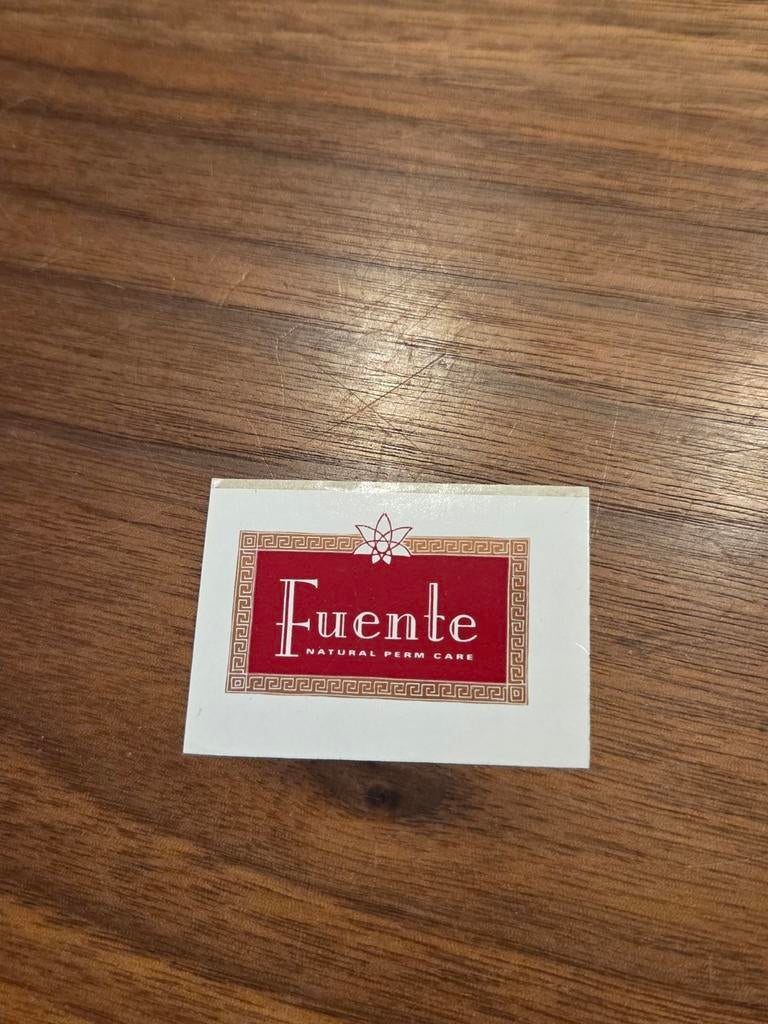 7147 Sticker Fuente Natural Perm Care - Haarverzorging, Verzamelen, Stickers, Ophalen of Verzenden