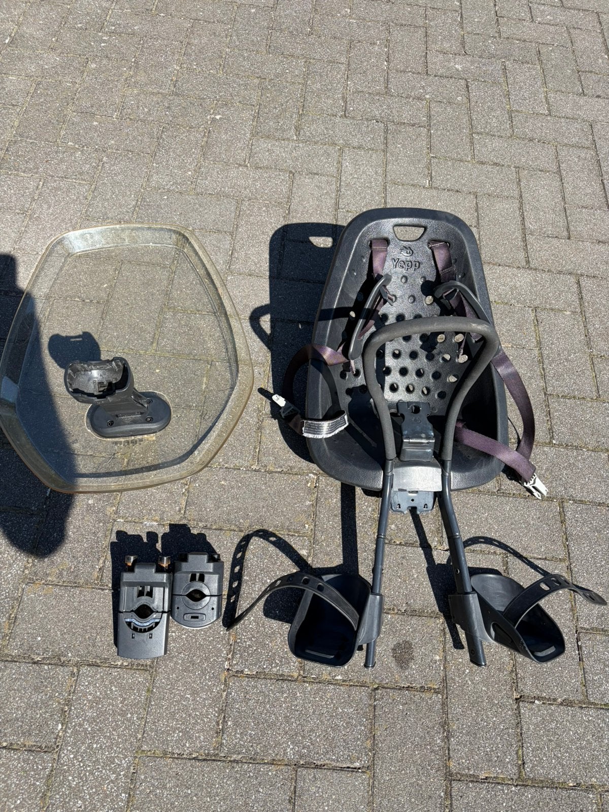 Yep kinder fietsstoel voor en achter., Ophalen, Gebruikt