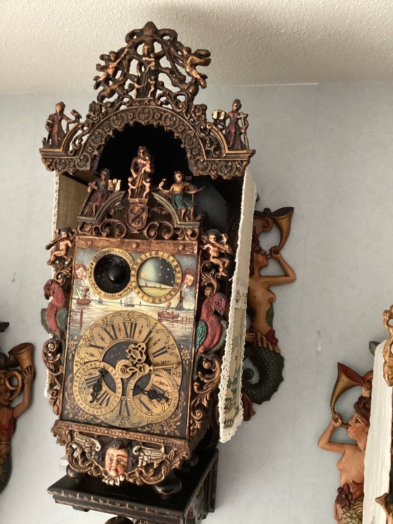 Stoelklok, Antiek en Kunst, Antiek | Klokken, Ophalen of Verzenden