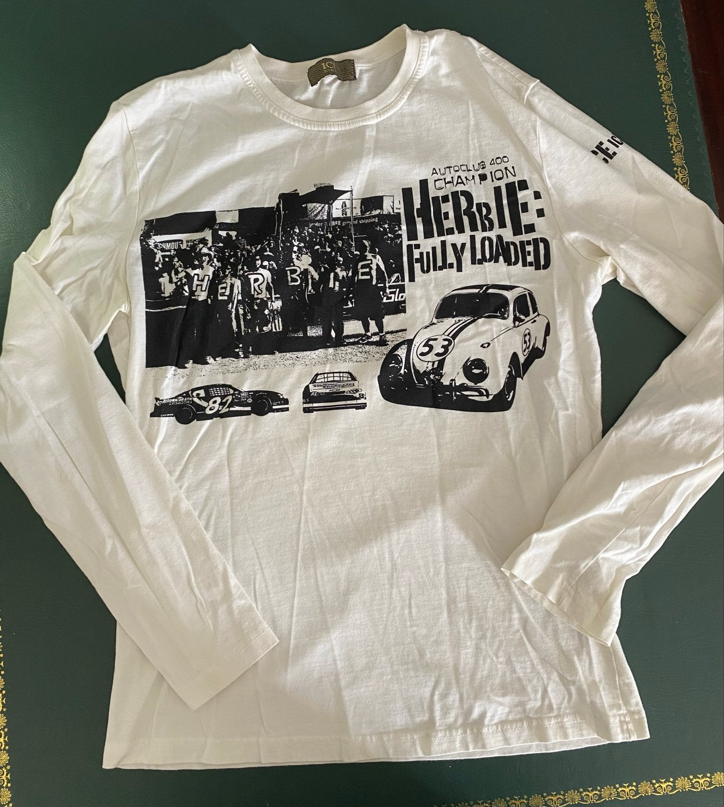 Iceberg Herbie Fully Loaded Longsleeve T-shirt Maat M, Ophalen of Verzenden, Zo goed als nieuw, Maat 48/50 (M), Wit