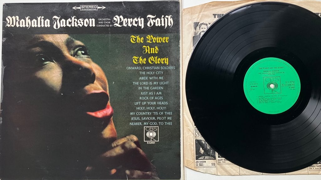 MJ1 Mahalia Jackson  Power and the Glory  (gospel)HOL69 €5, LP, Gebruikt, Ophalen of Verzenden, Inclusief binnenhoes