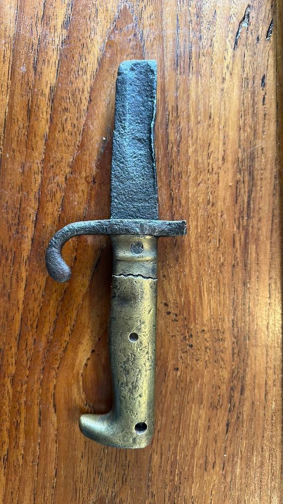 Duitse bajonet M 1871 Mauser, Verzamelen, Ophalen of Verzenden, Landmacht, Duitsland, Mes of Dolk