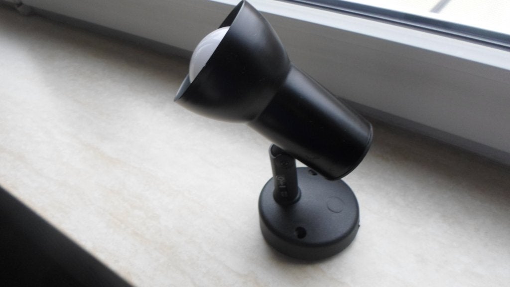 zwart muur spotje, Huis en Inrichting, Ophalen of Verzenden, Gebruikt, Overige typen