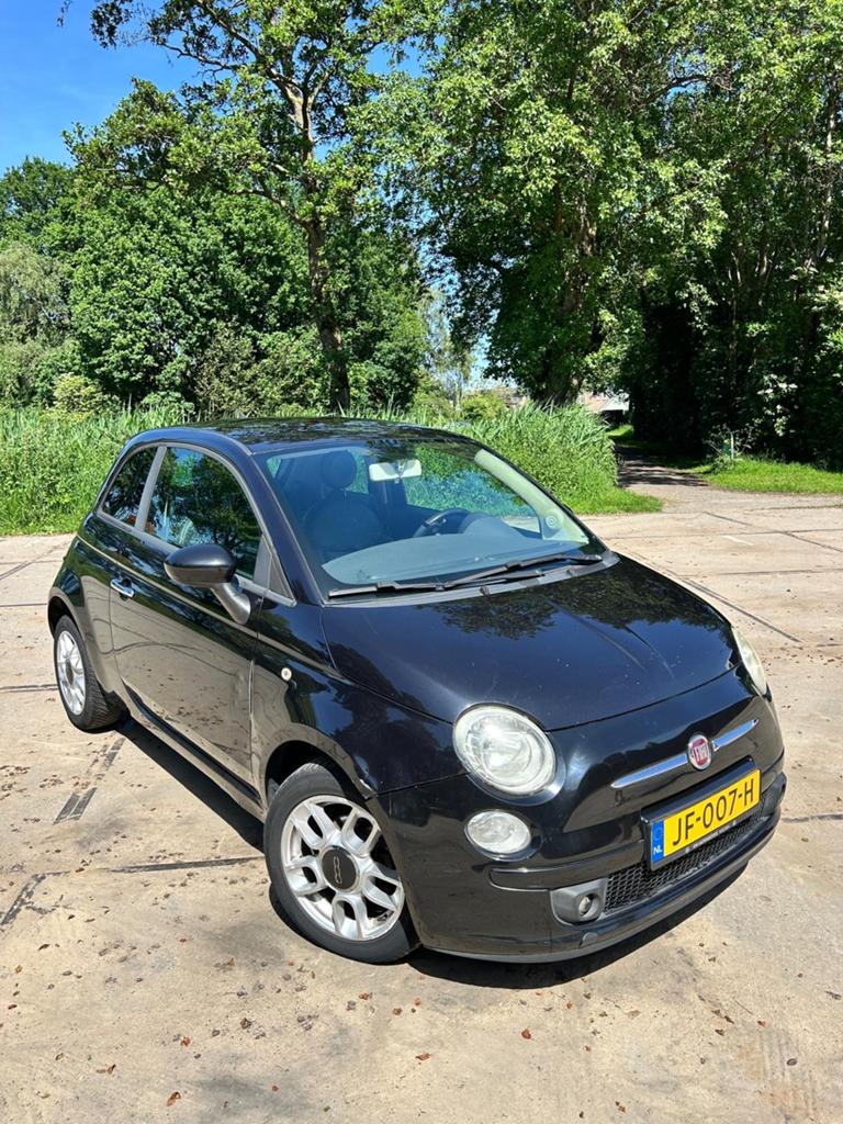 Fiat 500 1.2 C 2010 Zwart (zie beschrijving), 1242 cc, 4 cilinders, 840 kg, Zwart