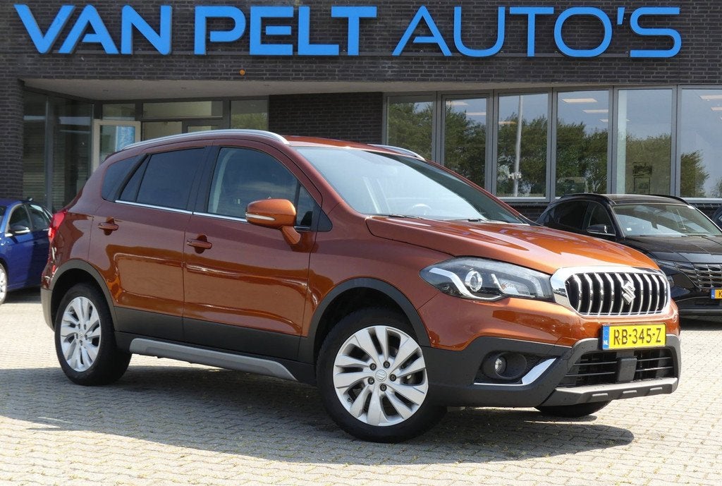 Suzuki S-Cross 1.0 Boosterjet Exclusive / Navigatie / Climat, Auto's, Voorwielaandrijving, Stof, Gebruikt, Euro 6