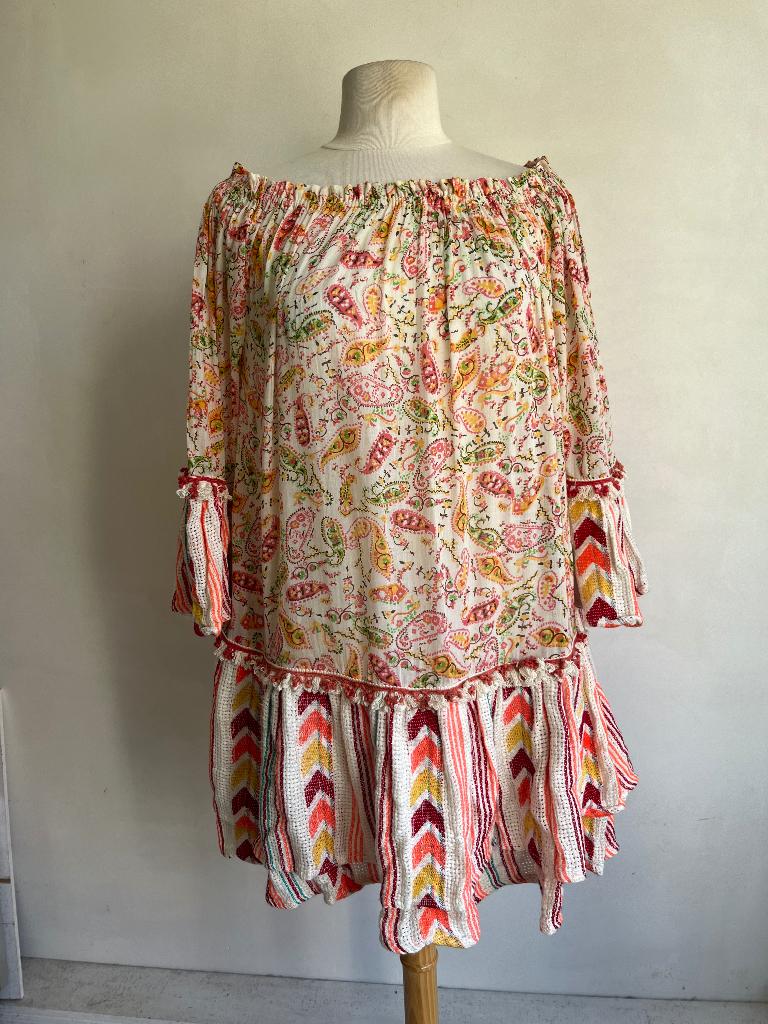 kitsch & pop jurkje maat m/l ibiza jurk, Maat 38/40 (M), Overige kleuren, Verzenden, Zo goed als nieuw