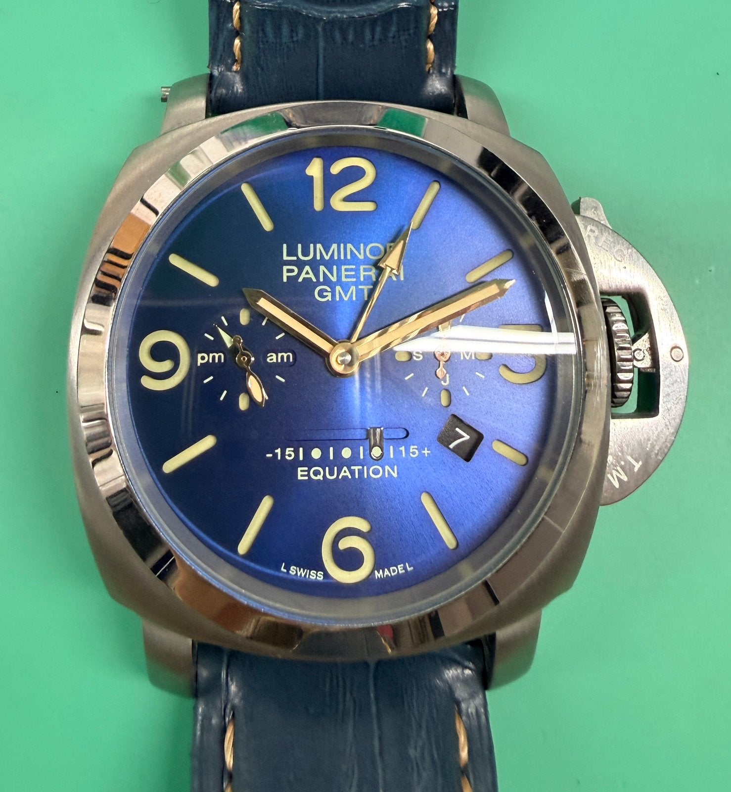 Panerai Luminor Equation (kopie), Ophalen of Verzenden, Zo goed als nieuw, Leer, Overige merken