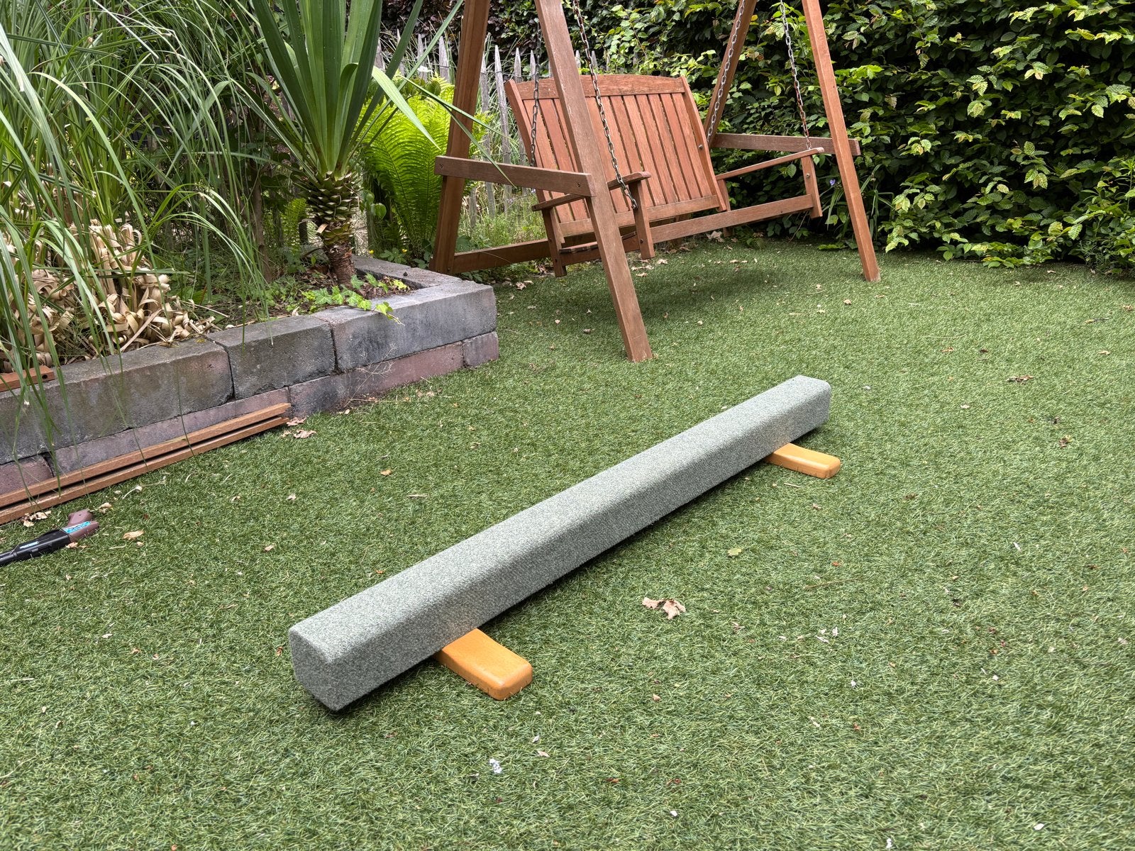 Turnbalk - Ideaal voor thuis trainen, Sport en Fitness, Turnen, Ophalen, Gebruikt, Groen, Materiaal