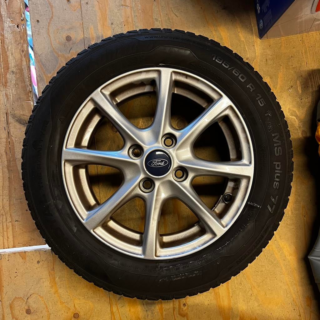 Velgen voor Ford incl  winterbanden (195/60 R15), Ophalen