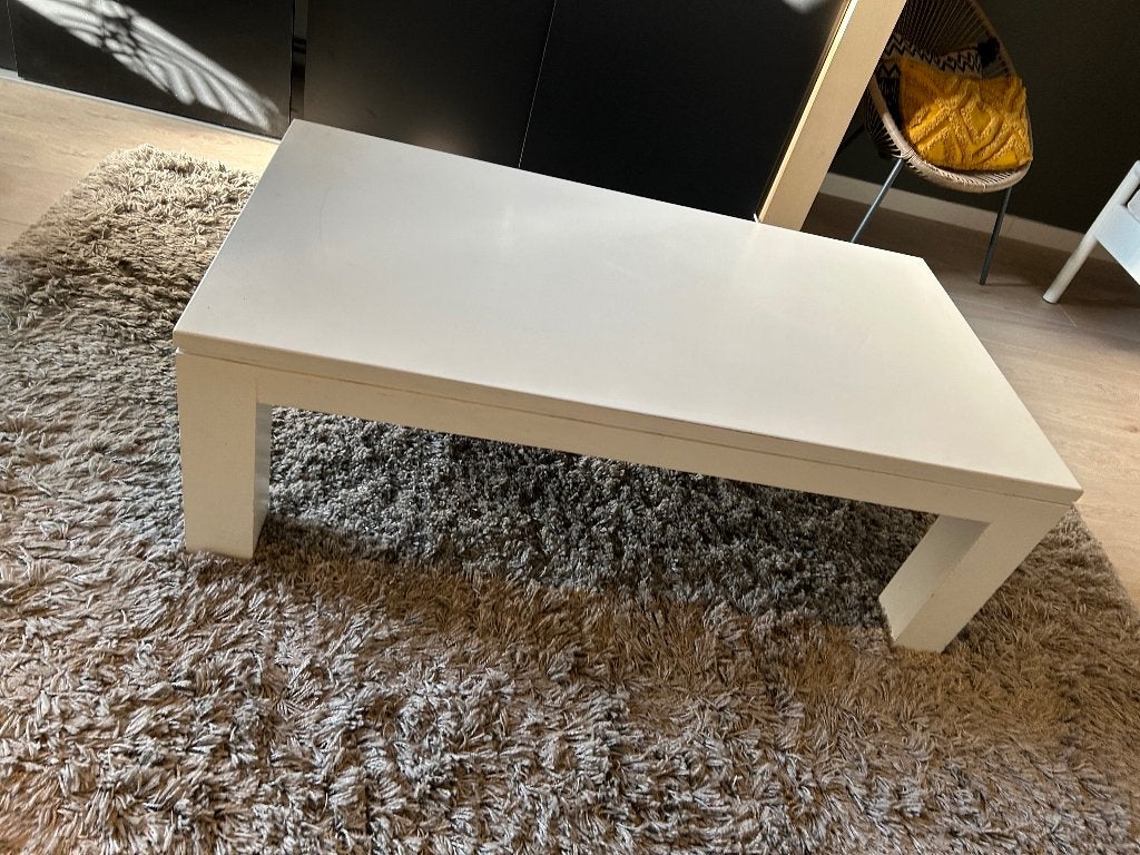 Witte salontafel - Modern en stijlvol, Overige materialen, Gebruikt, 75 cm of meer, Modern