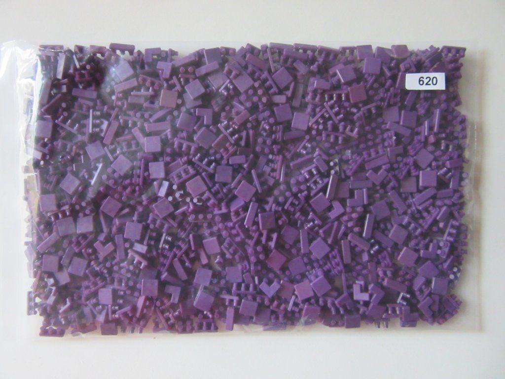 620, paars ministeck, zakje 100 gram, Nachtvlinder100, Gebruikt, Ophalen of Verzenden, Losse ministeck of Strip
