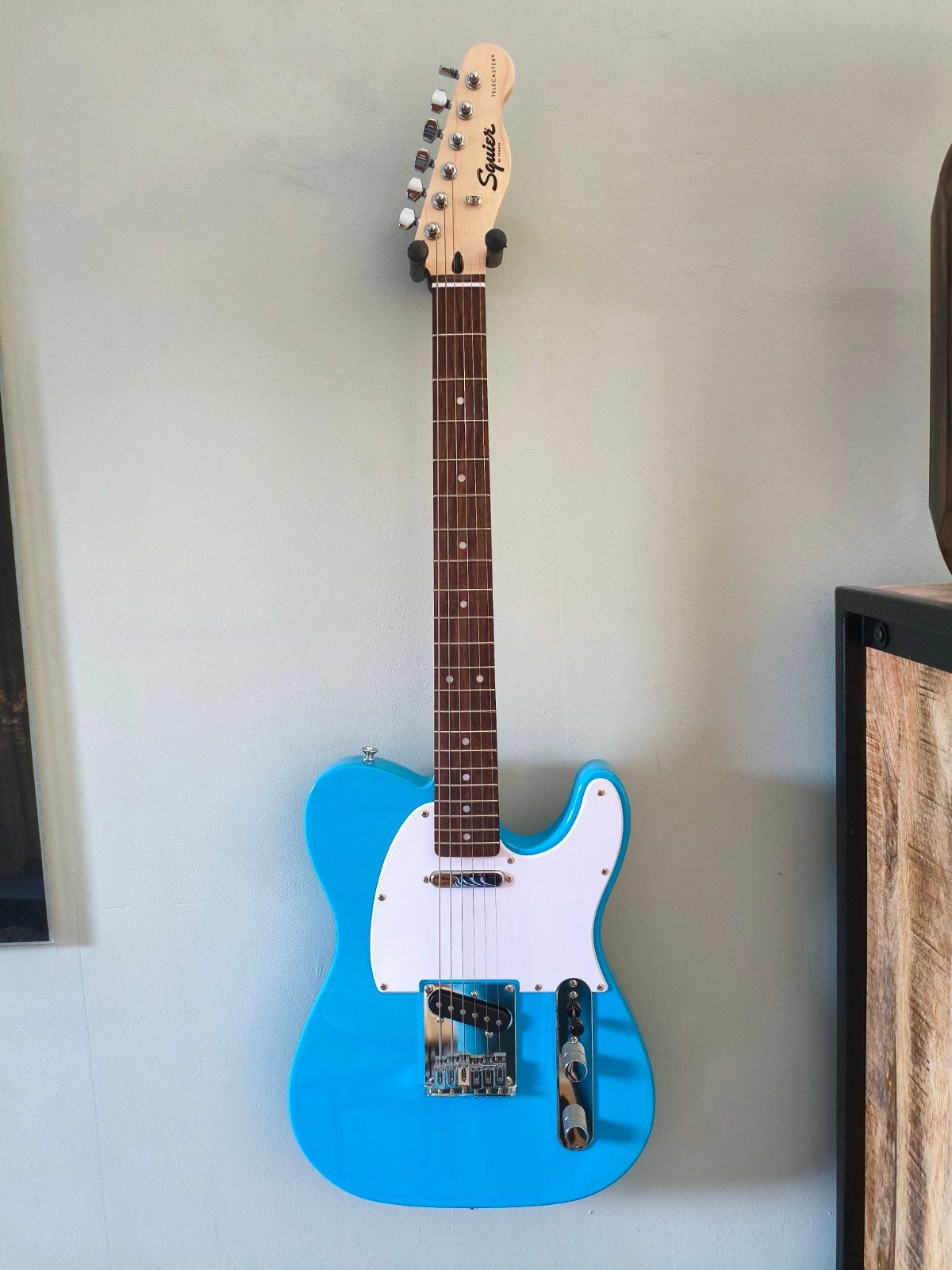 Squier by Fender sonic telecaster California blue.Incl.Stand, Muziek en Instrumenten, Ophalen, Zo goed als nieuw, Solid body, Overige merken