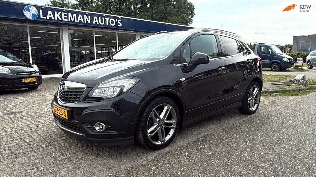 Opel MOKKA 1.4 T Cosmo Navi Leder Pano Sport Blackline Huurk, Auto's, Euro 5, 15 km/l, Gebruikt, Parkeersensor