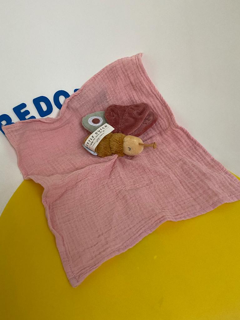 797 little dutch doekje roze met vlinder, Kinderen en Baby's, Ophalen of Verzenden, Zo goed als nieuw, Overige typen