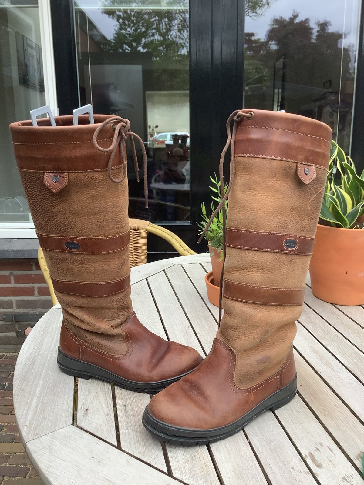 Dubarry laarzen maat 37, Hoge laarzen, Bruin, Ophalen of Verzenden, Gedragen