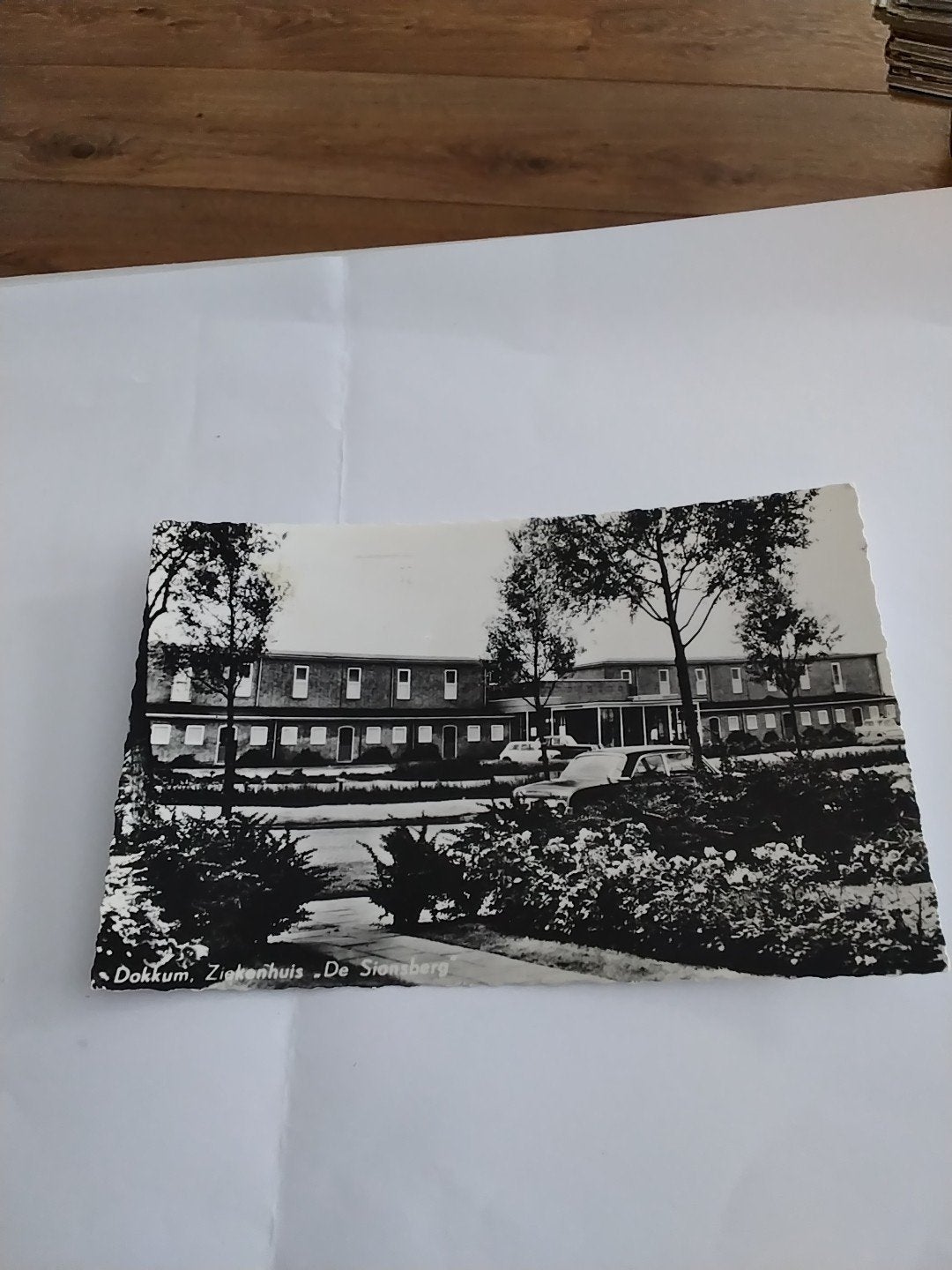 Oude Ansichtkaart Dokkum, Ziekenhuis De Sionsberg, Ophalen of Verzenden, 1960 tot 1980, Gelopen, Friesland