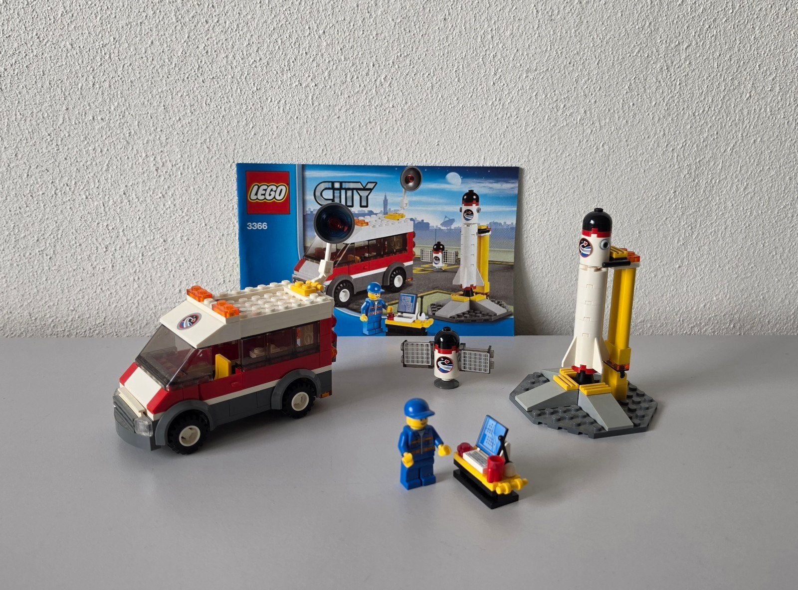 Lego City 3366 | Ruimtevaart Lanceerplatform compleet, Lego, Ophalen of Verzenden, Inclusief instructies, Complete set