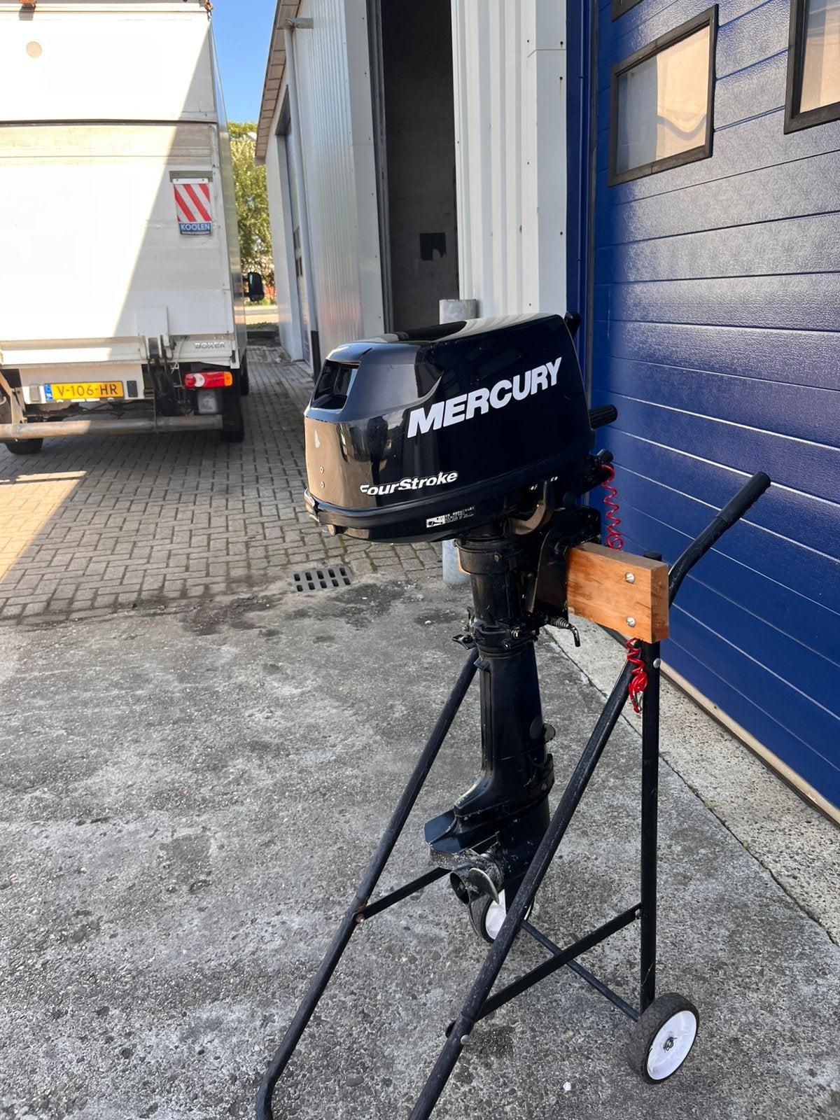 Mercury 6pk + rubberboot met trailer, Gebruikt, 5 tot 10 pk, Viertaktmotor, Ophalen of Verzenden