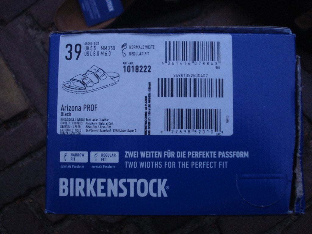 BIRKENSTOCK ARIZONA PROF 39 NU GRATIS VERZENDING PER POST, Slippers, Verzenden, Zwart, Nieuw