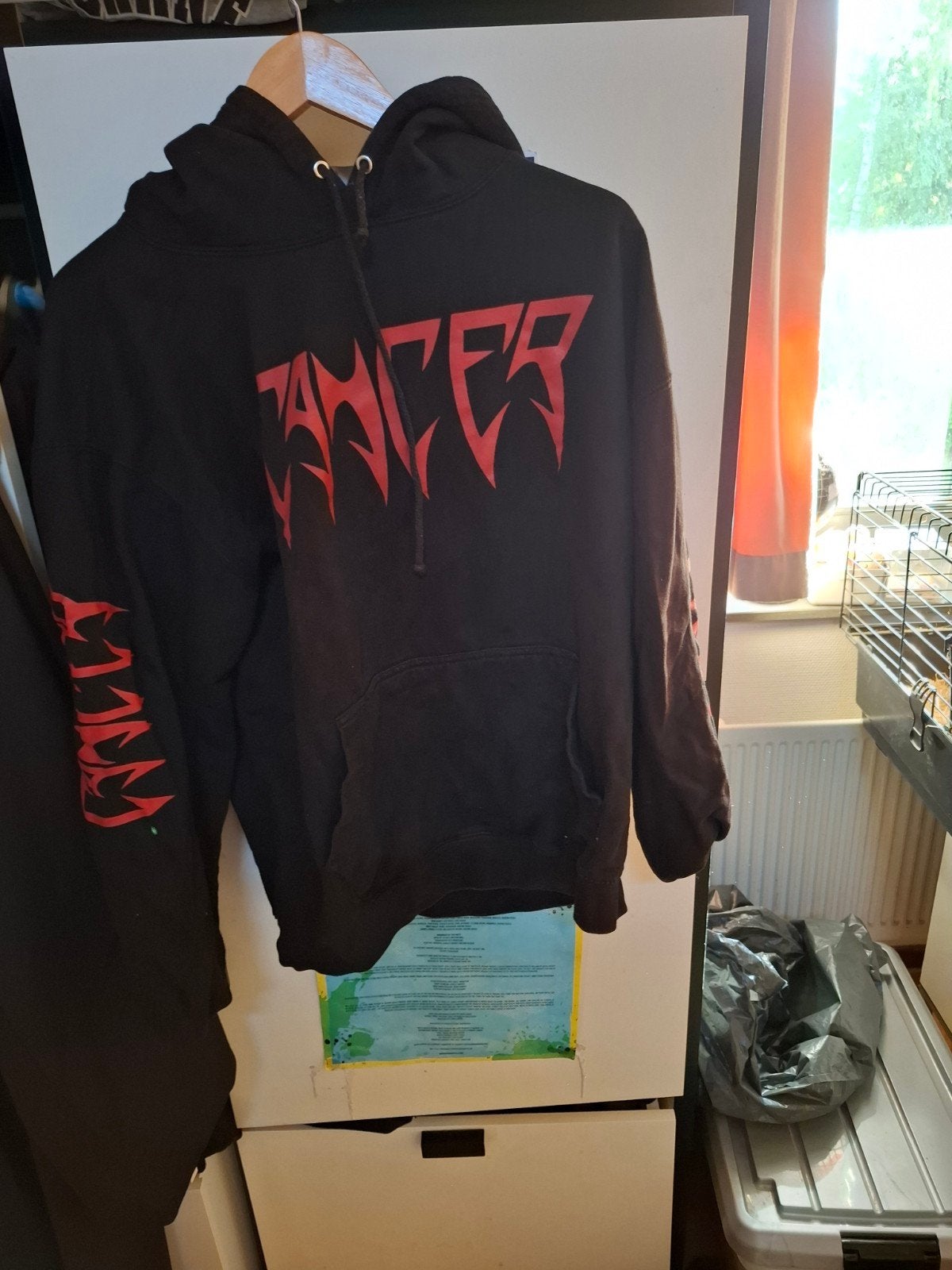 Cancer death shall rise trui XL, Kleding | Heren, Truien en Vesten, Ophalen of Verzenden, Zwart