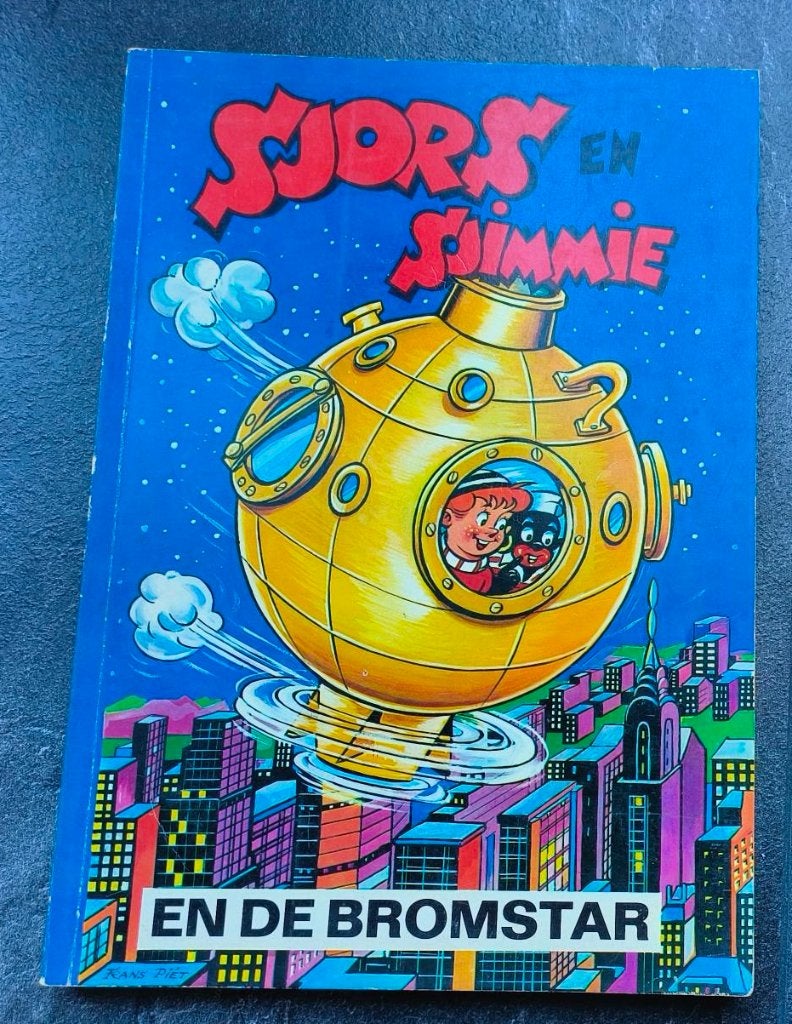 Sjors en Sjimmie en de bromstar, Eén stripboek, Diverse auteurs, Ophalen of Verzenden, Zo goed als nieuw