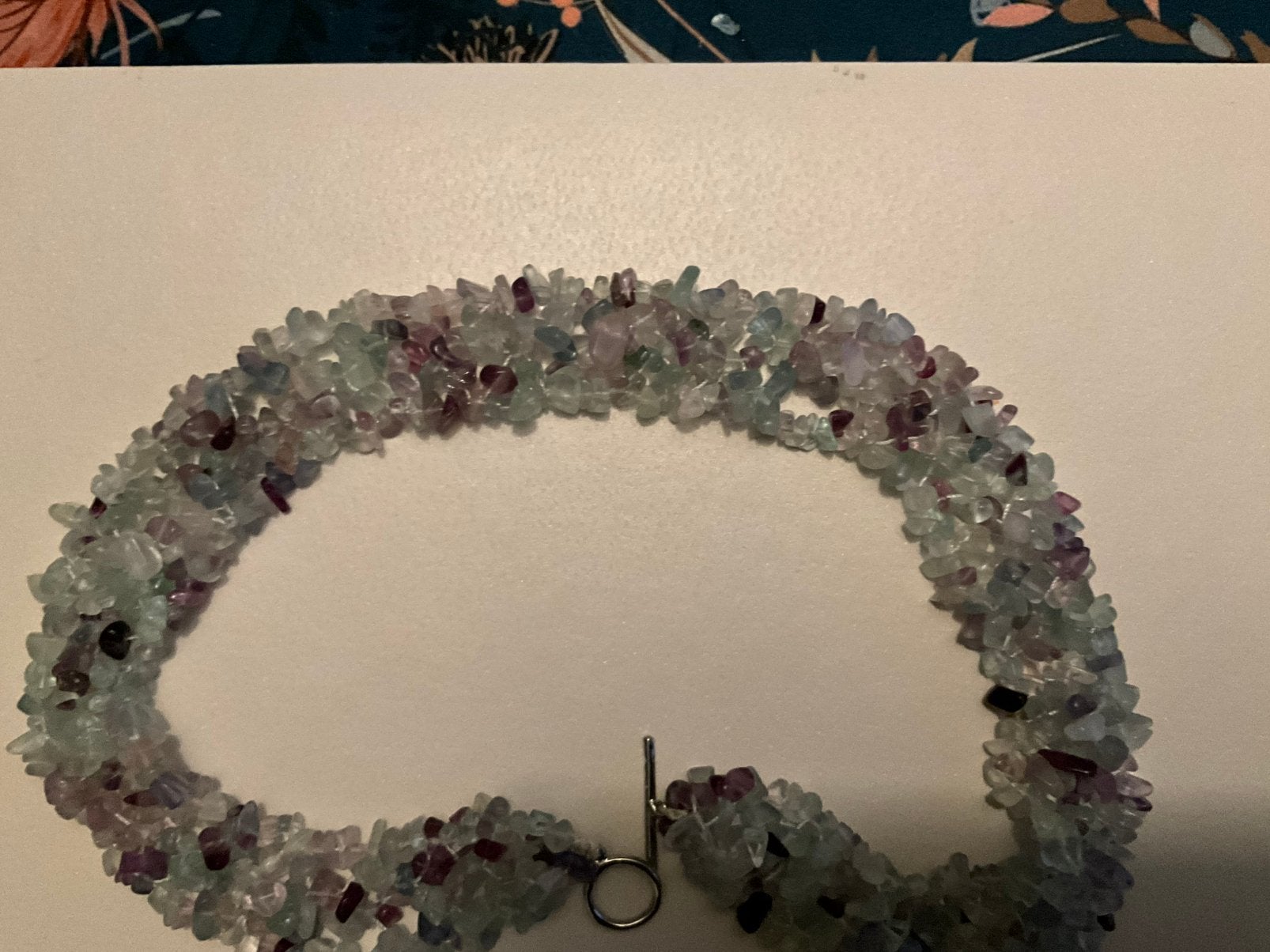 Natuurstenen halsketting, Ophalen of Verzenden, Overige materialen, Ketting