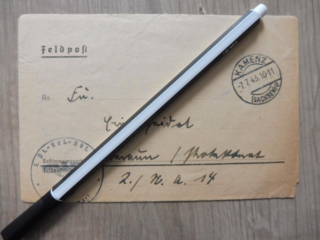 WO2 Duitse veldpostbrief tussen 2 broers (beiden in dienst), Verzenden, Landmacht, Duitsland, Overige typen