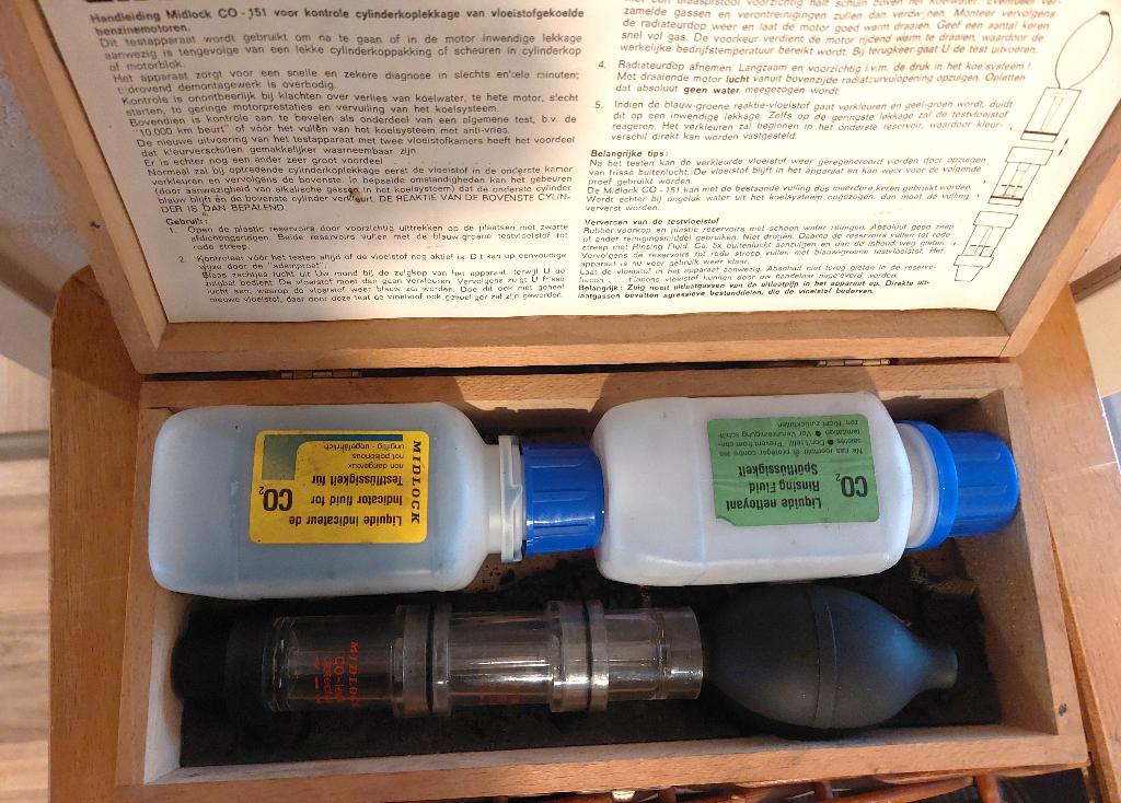cilinder lek test set, Auto diversen, Autogereedschap, Ophalen, Zo goed als nieuw