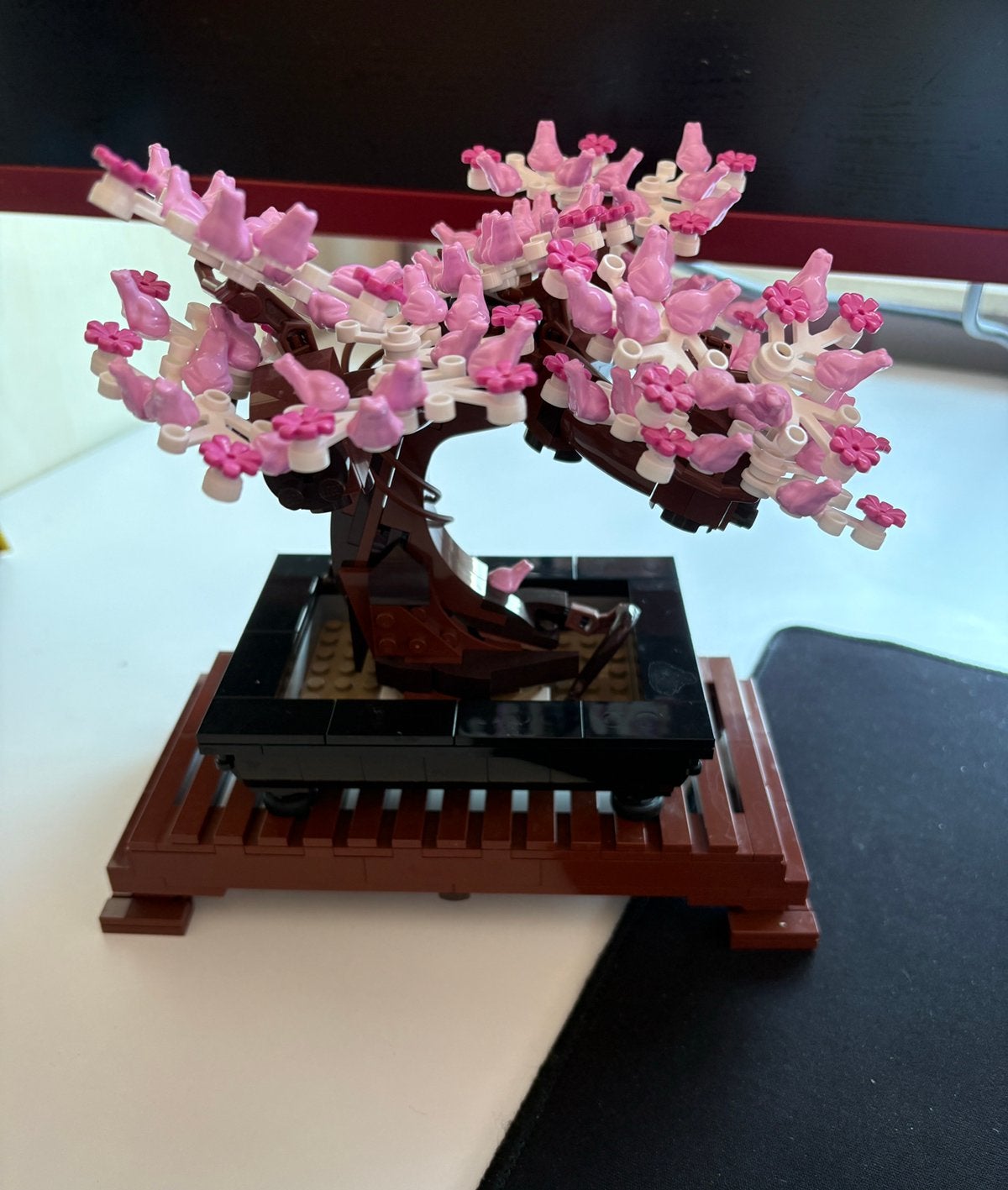 Lego bonsai boom - roze, Ophalen of Verzenden, Zo goed als nieuw
