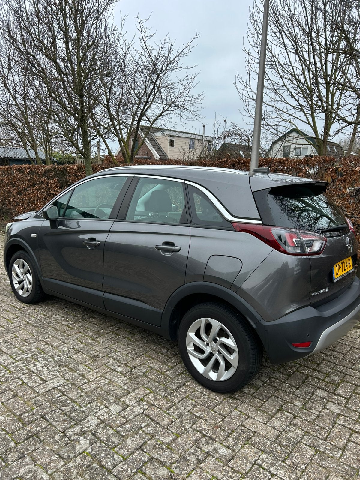 Opel Crossland X 1.2 Turbo 110pk Start/stop 2019 Grijs, Auto's, Voorwielaandrijving, Zwart, 1199 cc, Origineel Nederlands