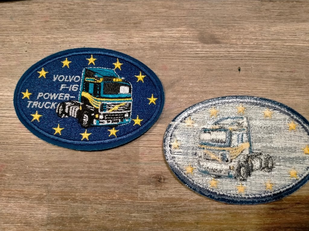 Volvo F-16 Power-truck vrachtwagen vrachtauto patch embleem, Verzamelen, Ophalen of Verzenden, Nieuw, Auto's